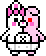 Pixel art of Monomi